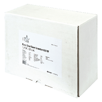 HQ-PURE600-12 Pure sinus omvormer 12 vdc ac 230 v 600 w f (cee 7/3) Verpakking foto